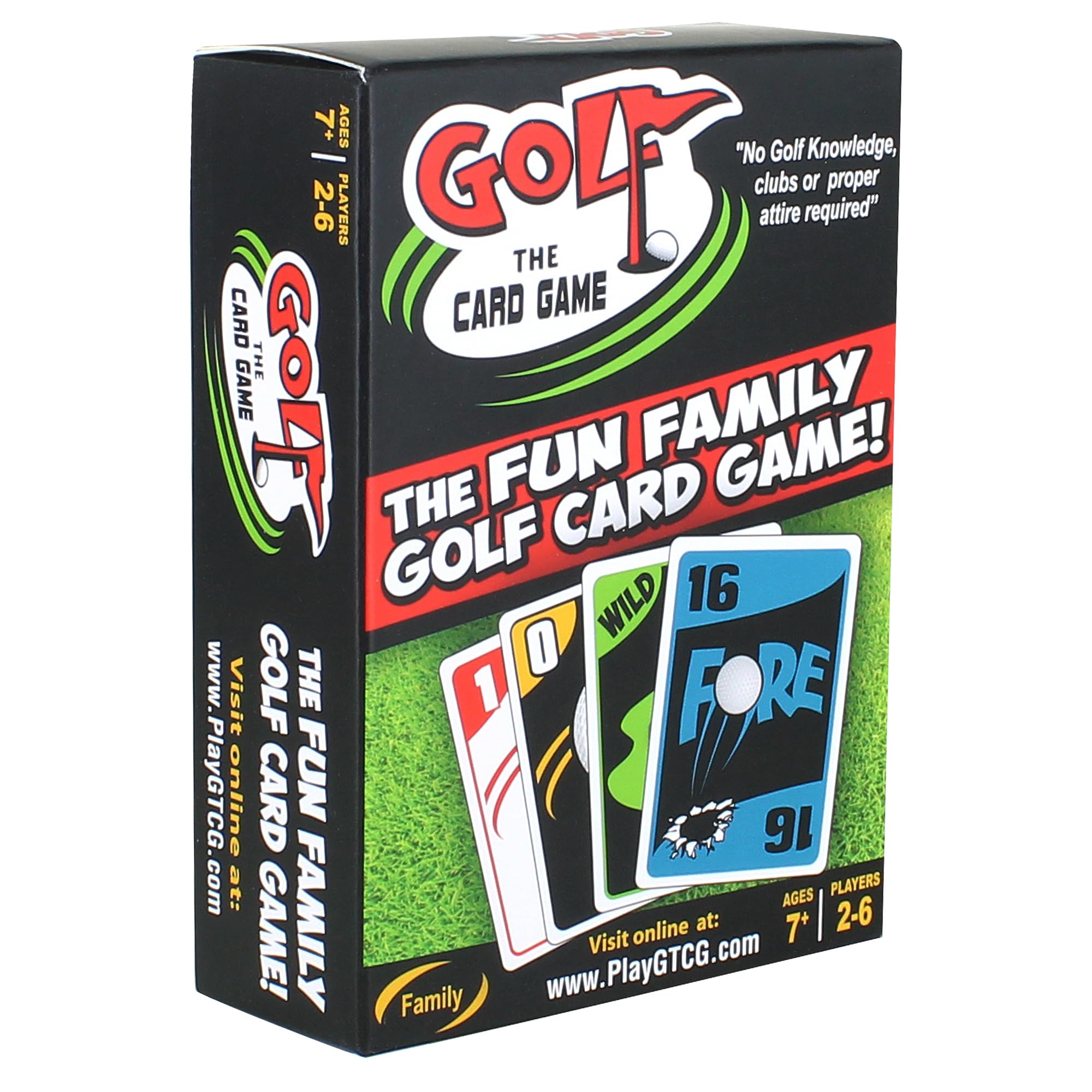 Golf The Card Game Family Card Game for Ages 7+ 2–6 Players, Easy Strategy, Mulligans & Fore Cards