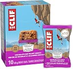Barres Énergétiques CLIF BAR, Pépites de Chocolat, Barre Granola, Riche en protéines, Contient 70% d'ingrédients biologiques, 680 g (Paquet de 10)