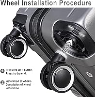 Amazon.com | SONSENAI Luggage Sets 3 Piece, ABS Lightweight 20in