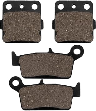 Brake Pads Front and Rear Compatible with Honda CR80 CR80R CR80RB 1986-2002 CR85 CR85R 2003-2007