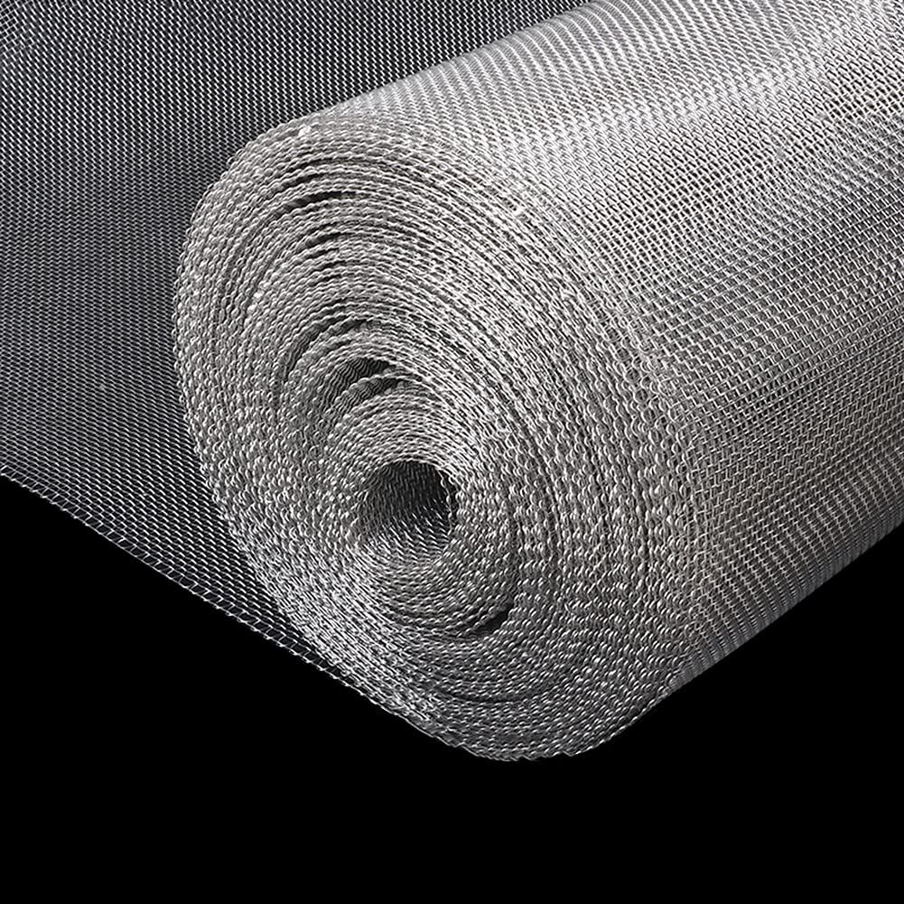 Edelstahlgewebe 8 Mesh 60 Mesh Insektenschutz Filternetz Familie Fliegengitter Draussen Nagetier Hitzebeständiges Siebnetz,8 mesh,1.2x9m