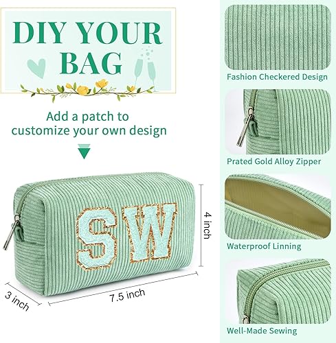 Miniatura 9 de Large Cosmetic Bag Travel Toiletry Bag Capacity Canvas Organizer Cute Makeup Brushes Aesthetic Accessories