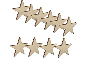 Unleash Your Creativity with Wooden Stars 2 Inch: A Crafting Staple for Endless Possibilities
