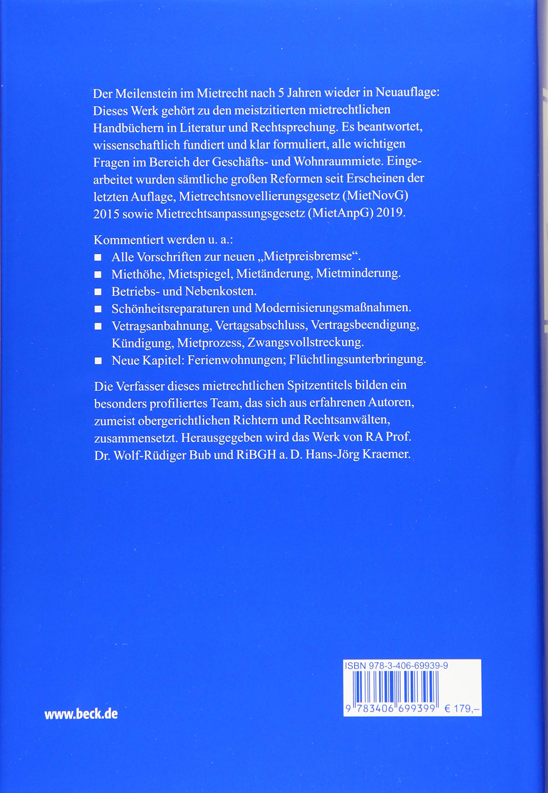 Handbuch der Geschäfts- und Wohnraummiete