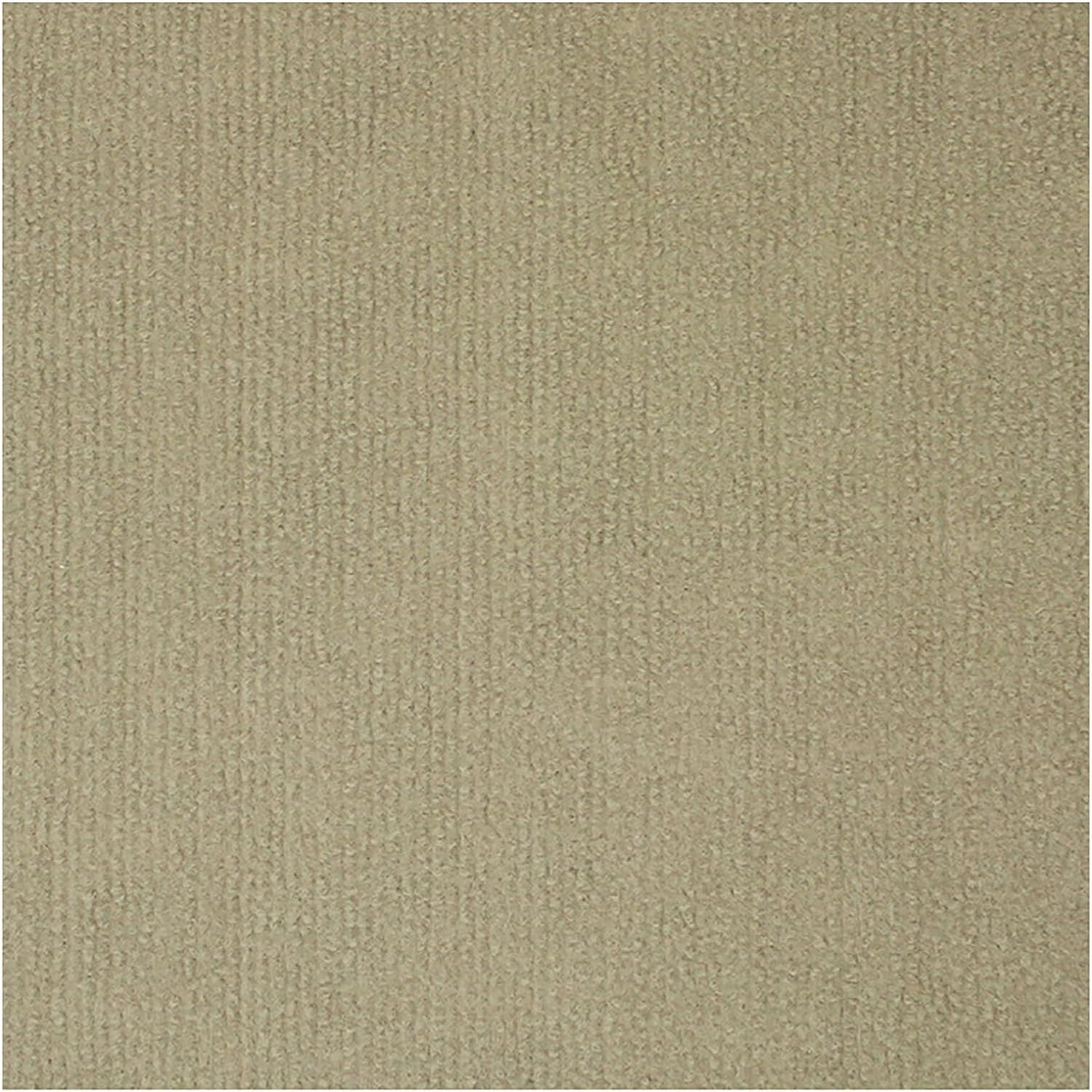 Dalles de Moquette for la Maison Dalles de Moquette Auto-adhésives polyvalentes 12X12 Pouces, insonorisées, à décoller et à Coller, faciles à Installer, Tapis de Sol antidérapant, 24 pièces | Apricot