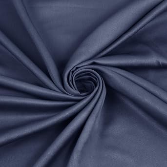 Homiest Granite Blue 100% Rayon Derived from Bamboo Fabric, 1Yd x 56In