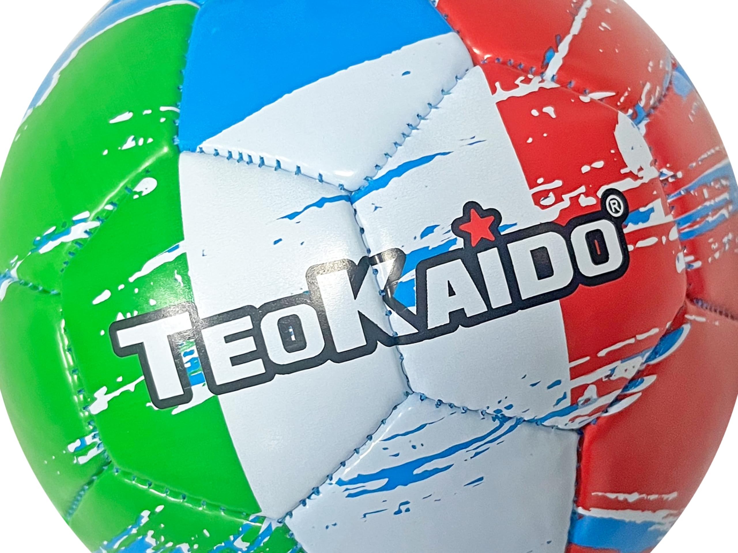 AKTIVE Pallone da calcio in PVC, 360 – 380 grammi, D20 cm, taglia 4, colore: bianco e nero, resistente e durevole, ideale per l'allenamento all'aria aperta, sport, palla, palloni da calcio (54203