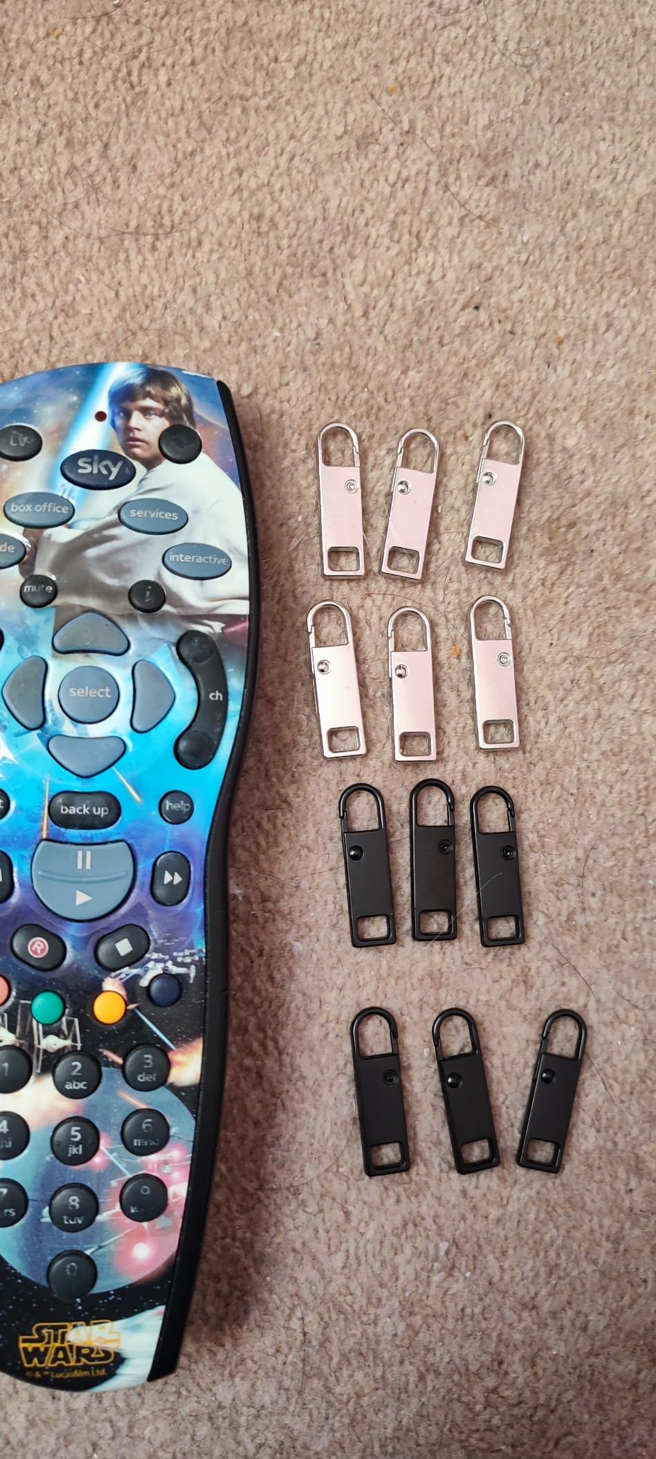 Spare Zipper Pull, 12 Piece Metal Zipper Pull, Removable Metal Zipper ...