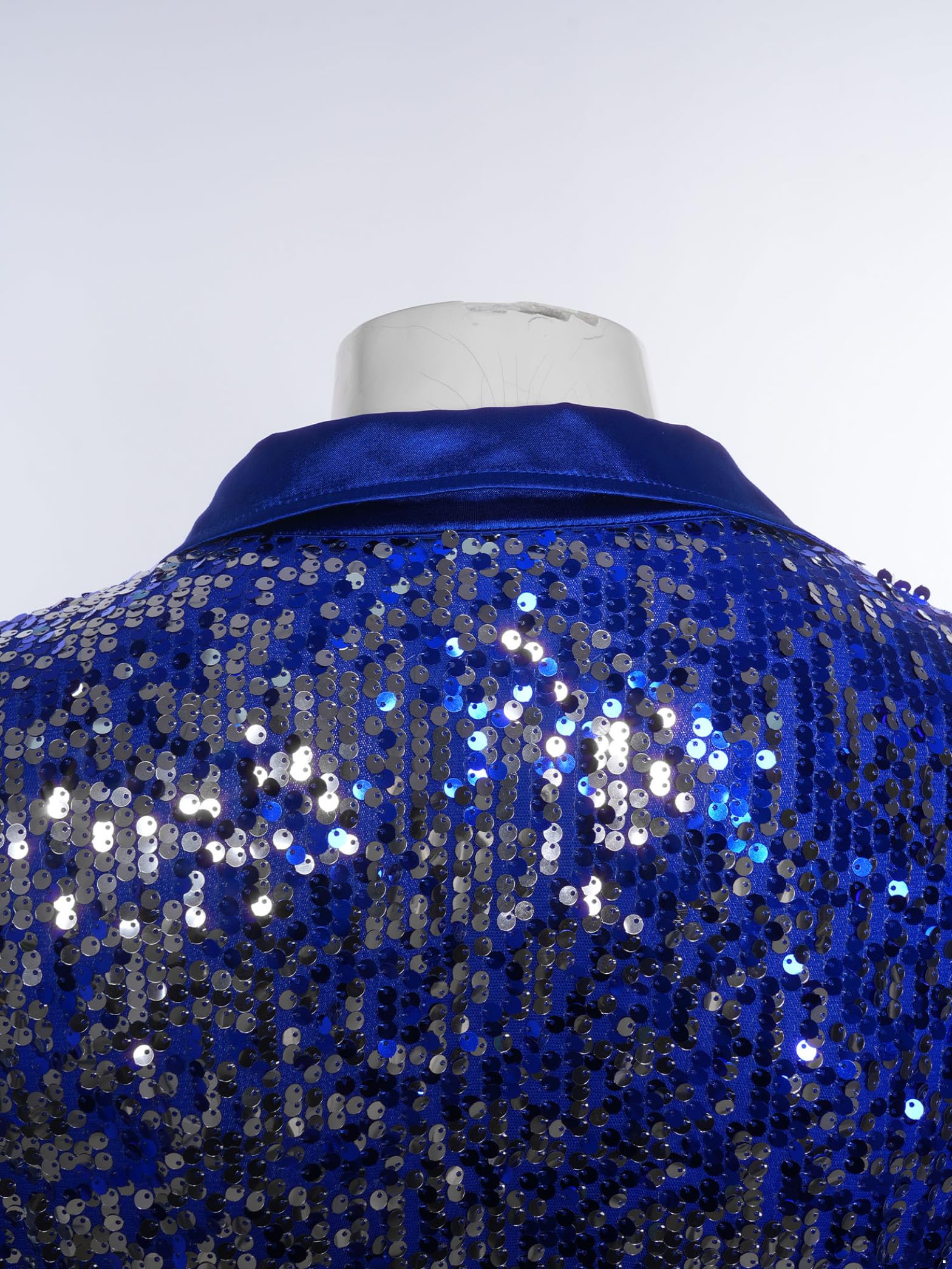 Herren Latein Tanzhemd Tanzbody Langarm Glitzer Oberteil Turnier Shirt Tanzanzug mit Pailletten Jazz Salsa Rumba Tanzkostüm