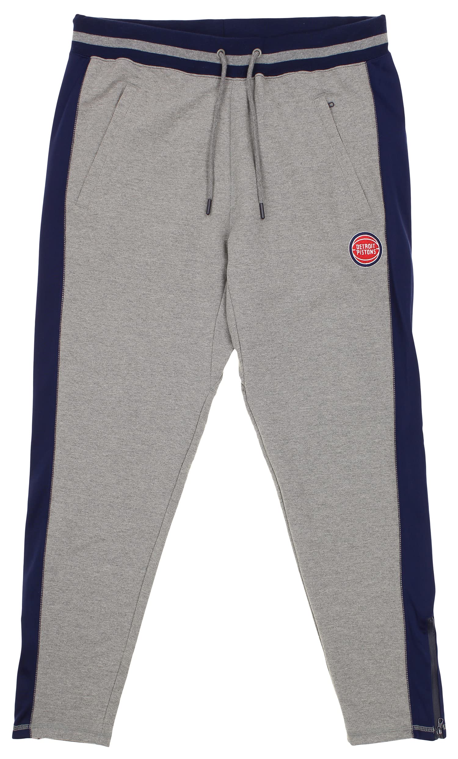 FISLL NBA Men's Core Chenille Jogger, Detroit Pistons Large