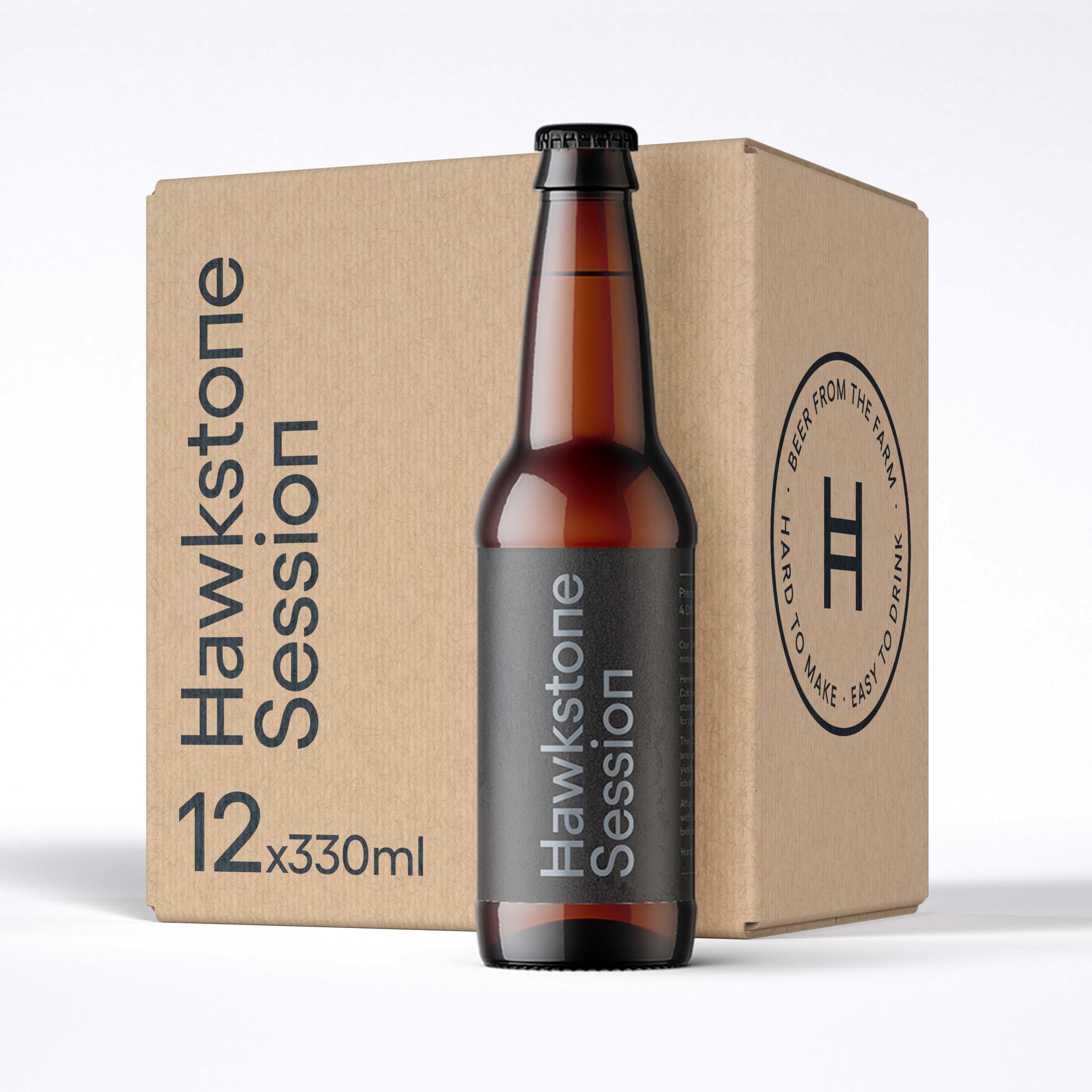Hawkstone Session Lager Case of 12 x 330ml Bottles