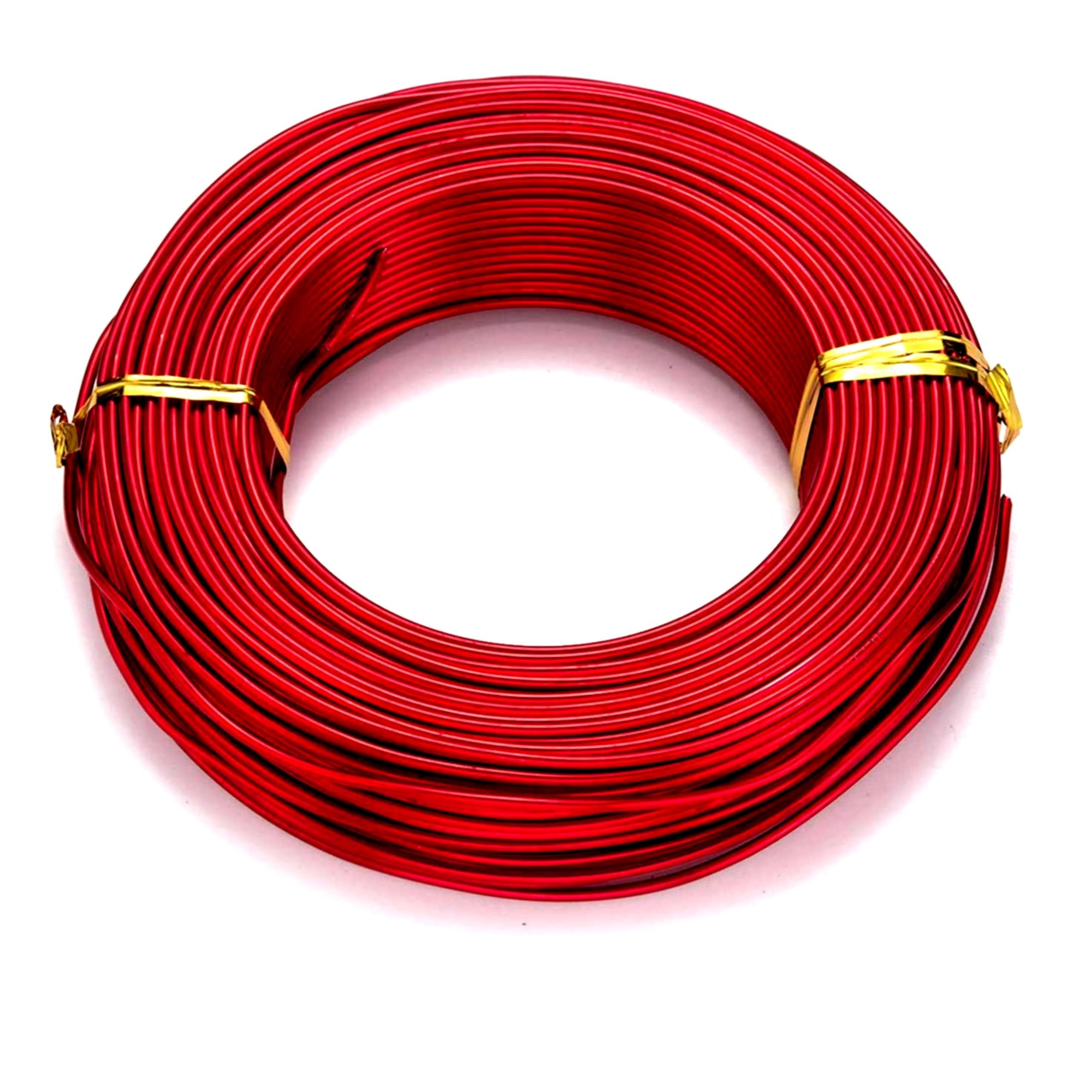 Drumstone Aluminium Wires 6mm for Domestic and Industrial Electric Connections up to 1500 watts 200 Meter (Red) (B0B97484L6) Amazon Price History, Amazon Price Tracker