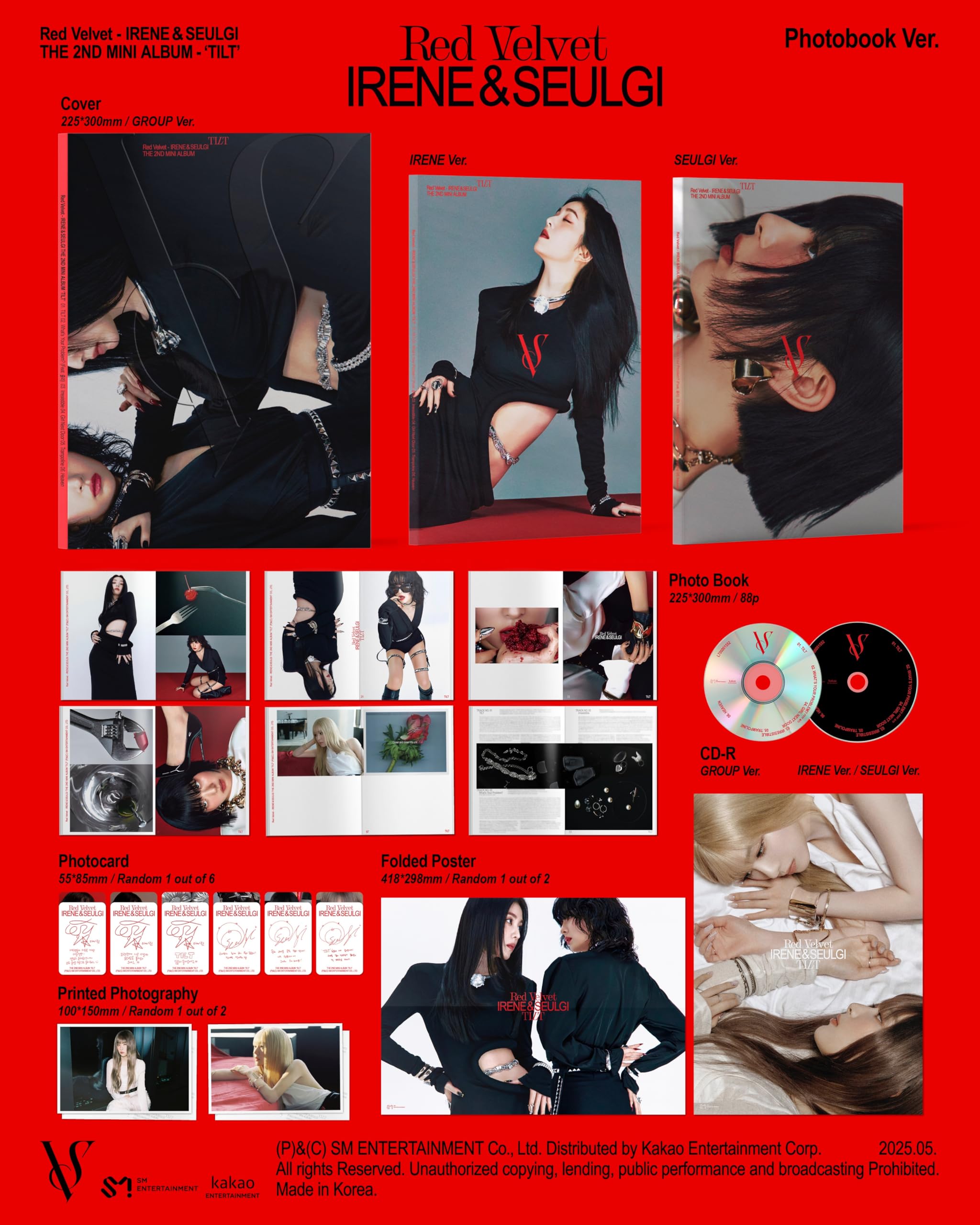 Amazon.com: Red Velvet IRENE & SEULGI TILT [Photobook Ver.] 2nd