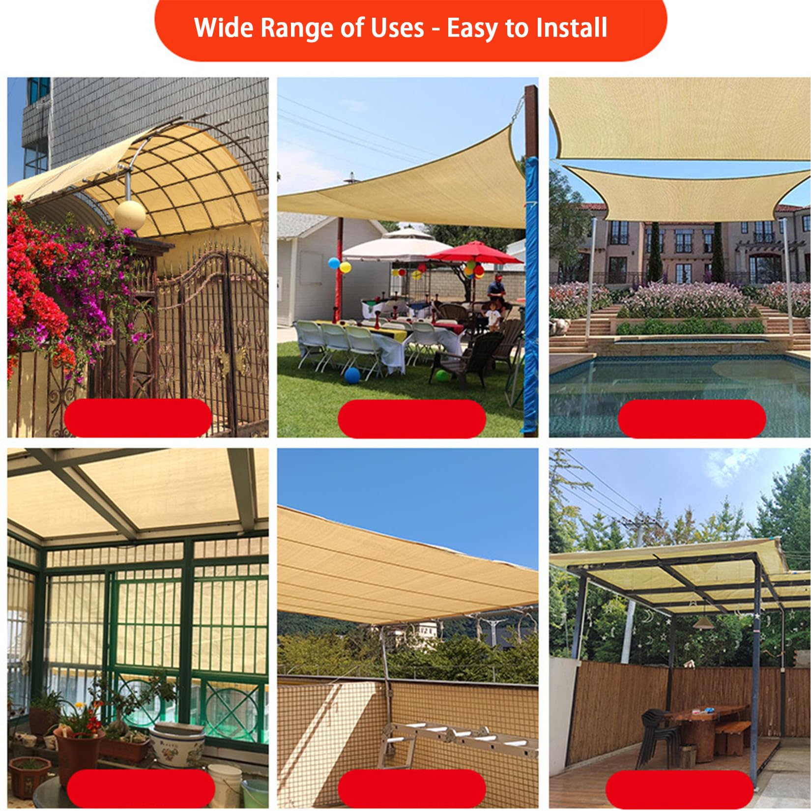 Toldo para Sombra con Ojales de 5x7m,Amarillo Red de Sombra 80% Malla de | Protección Solar UV Resistente HDPE Exterior Cubierta de Malla para Tela para Patio Trasero,Jardín,Plantas,Invernadero