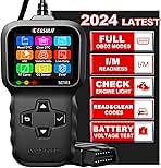 OBD2 Scanner, CGSULIT SC103 Car Code Reader Diagnose Check Engine Light Smog Check DTCs Scan Tool Live Data Stream Voltage Test for Vehicles Since 1996