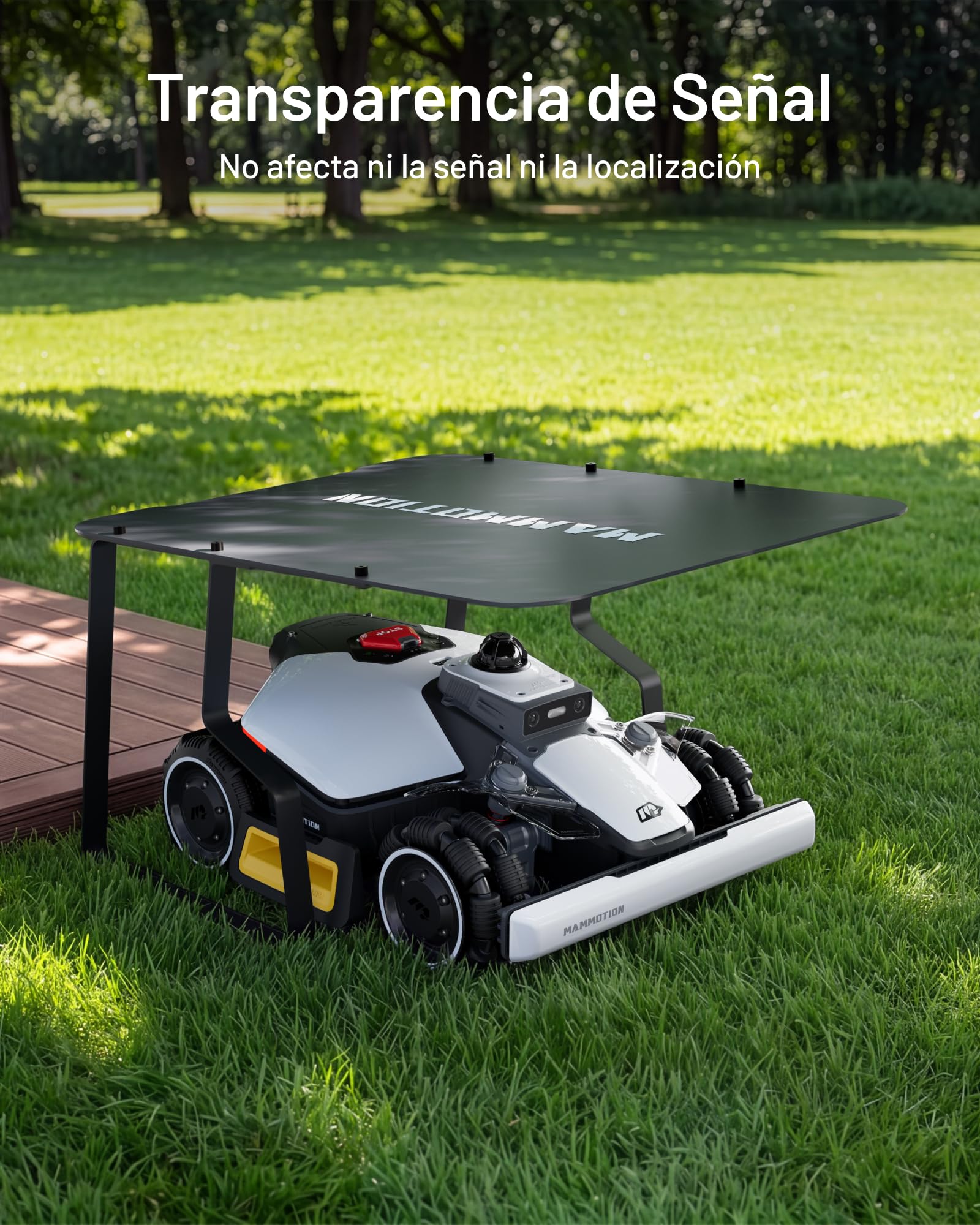 MAMMOTION Garaje Mini para Robot Cortacésped, para Serie LUBA Mini 2 AWD, Serie YUKA Mini 2