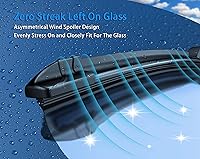 Vista 3 de Limpiaparabrisas de repuesto para 2018-2021 Jeep Wrangler, limpiaparabrisas para todas las estaciones, 16"+16"+12" (juego de 3), con gancho U/J