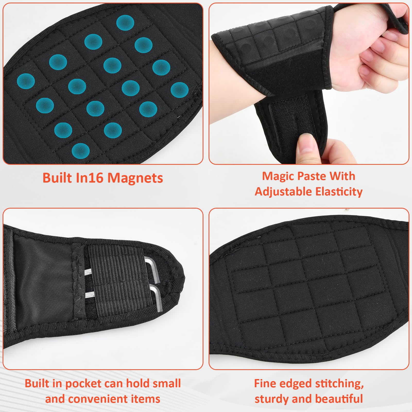 Cintura Portaattrezzi Con 13 Tasche - Regolabile E Imbottita Per Lavori Pesanti