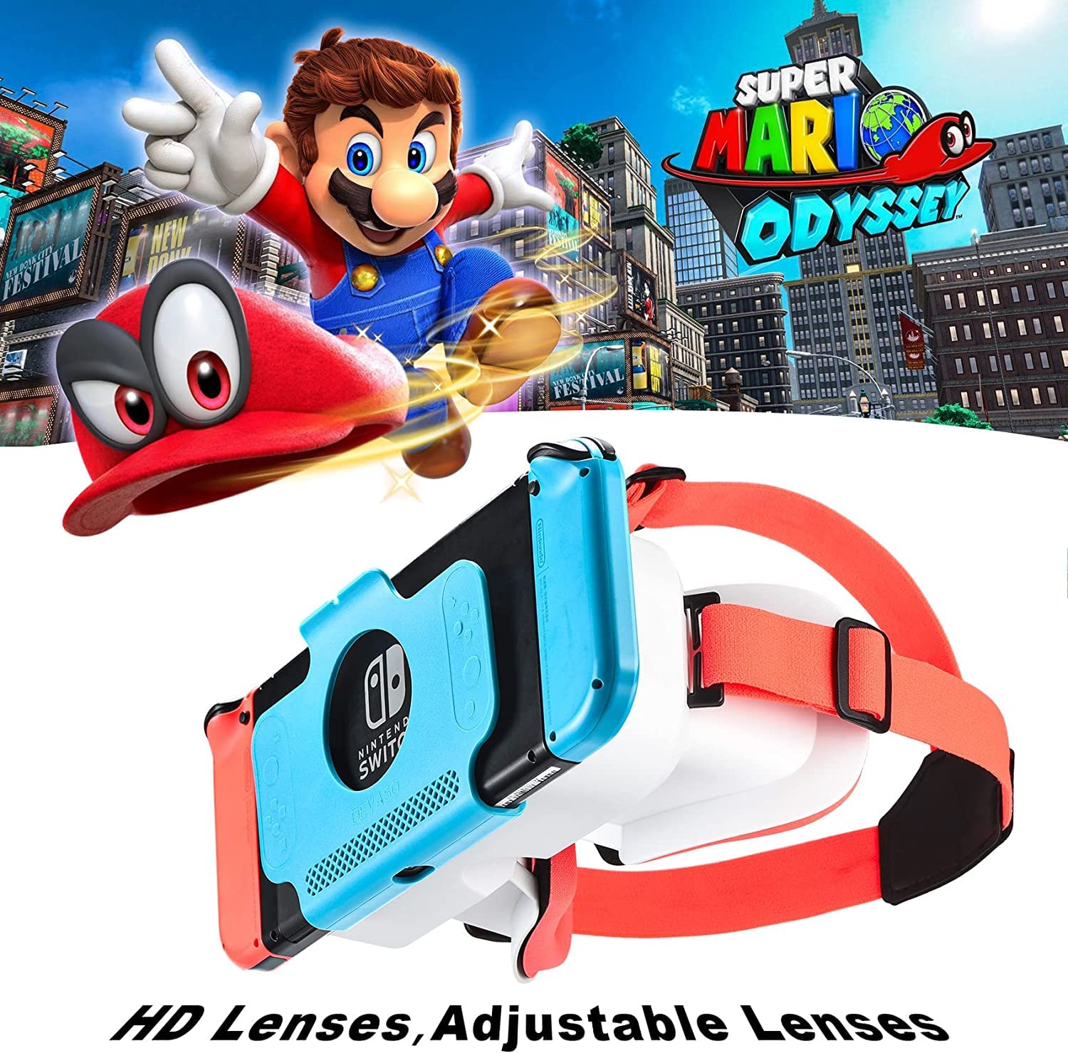 Switch VR Headset for Nintendo Switch/Switch OLED, Smafox Switch