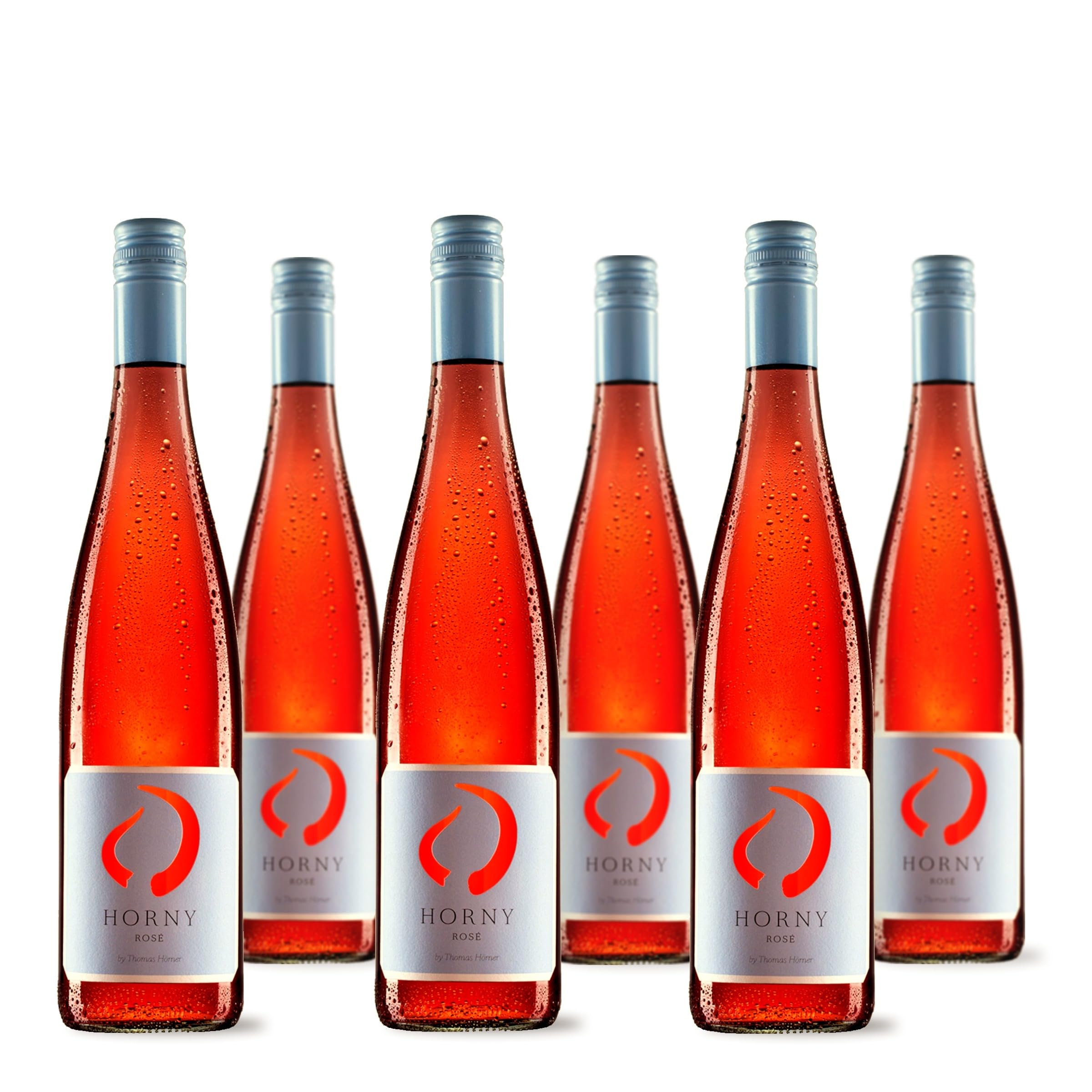 Hörner 2025 'Stier' Horny Rosé trocken (6 x 0,75 l) inkl. weine.de-DropStop
