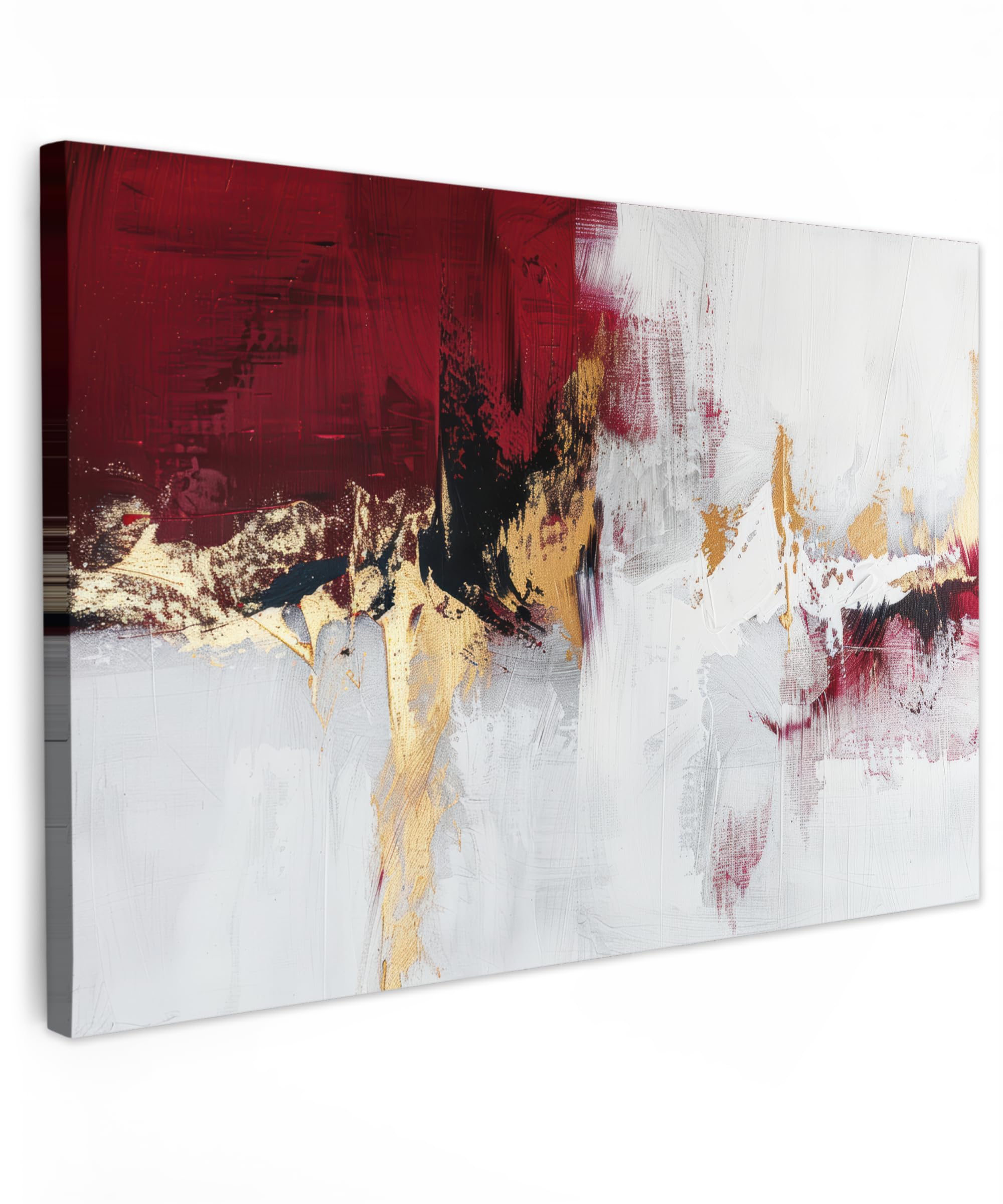 MuchoWow© Cuadros Decoracion Salon Modernos 90x60 cm para Dormitorios Cuadro Decorativos de Salon Lienzos Decorativo Pared Decoracion Dormitorio Matrimonio Arte - Oro - Moderno - Abstracto