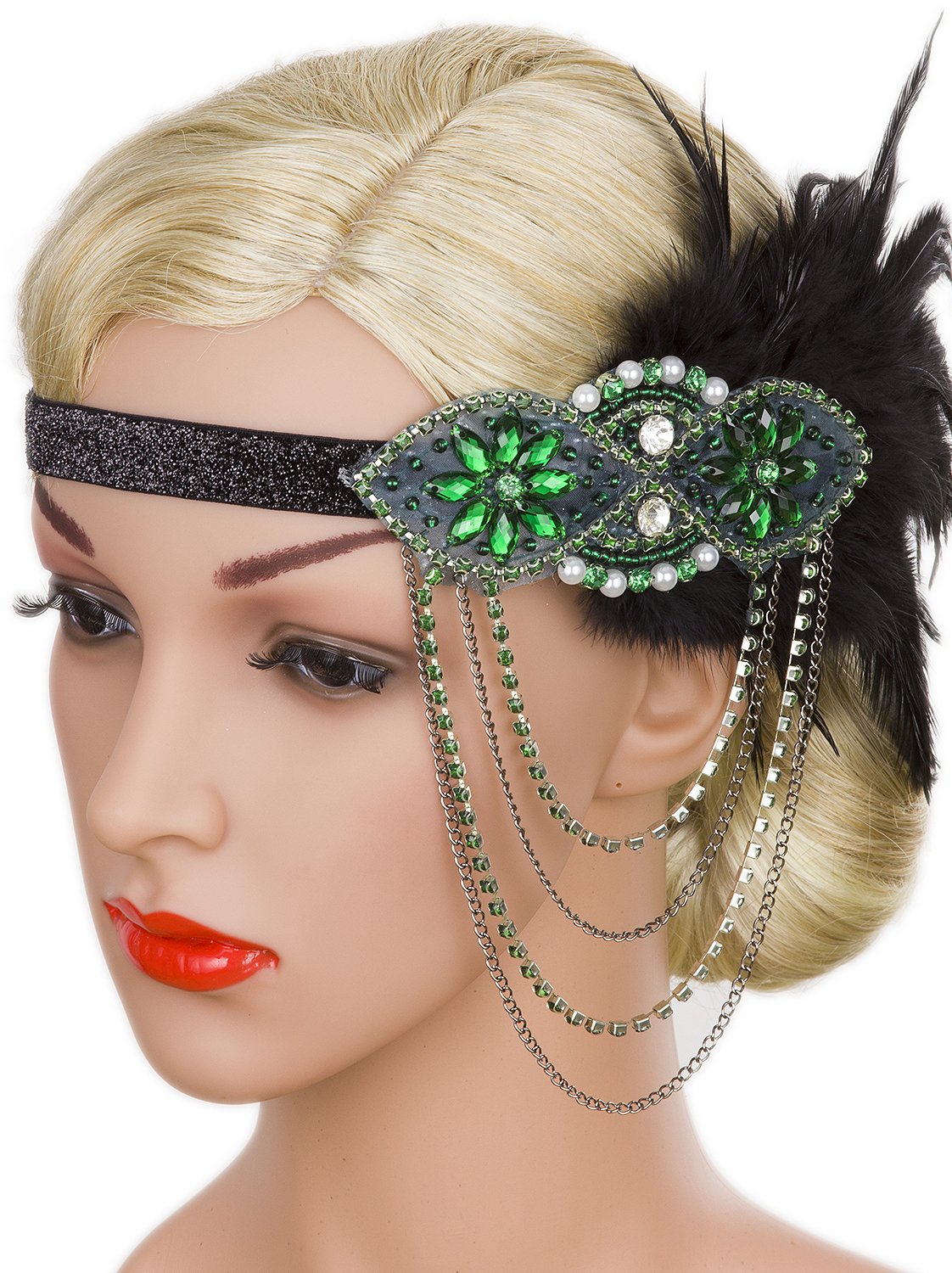 great gatsby daisy headpiece