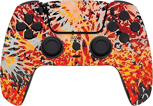 Miniatura 27 de Custom Wireless Controller Compatible with PS5 - Multiple Designs Available (Abstract Fusion) Abstracto Fusión,Galaxia Inferno,Jokester,Camuflaje