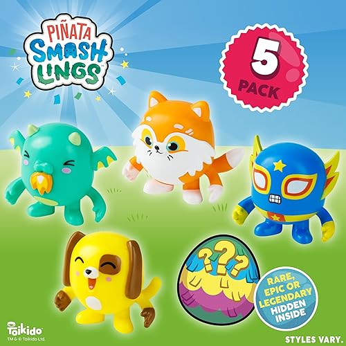 Miniatura 2 de Pinata Smashlings SL2040 Paquete de 5 figuras, Roblox, juguete oficial de Toikido