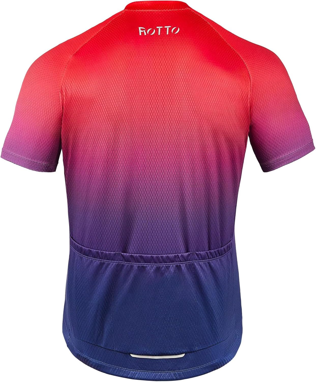 ROTTO Cycling Jersey Mens Bike Shirt Short Sleeve Gradient Color Series - Image 3