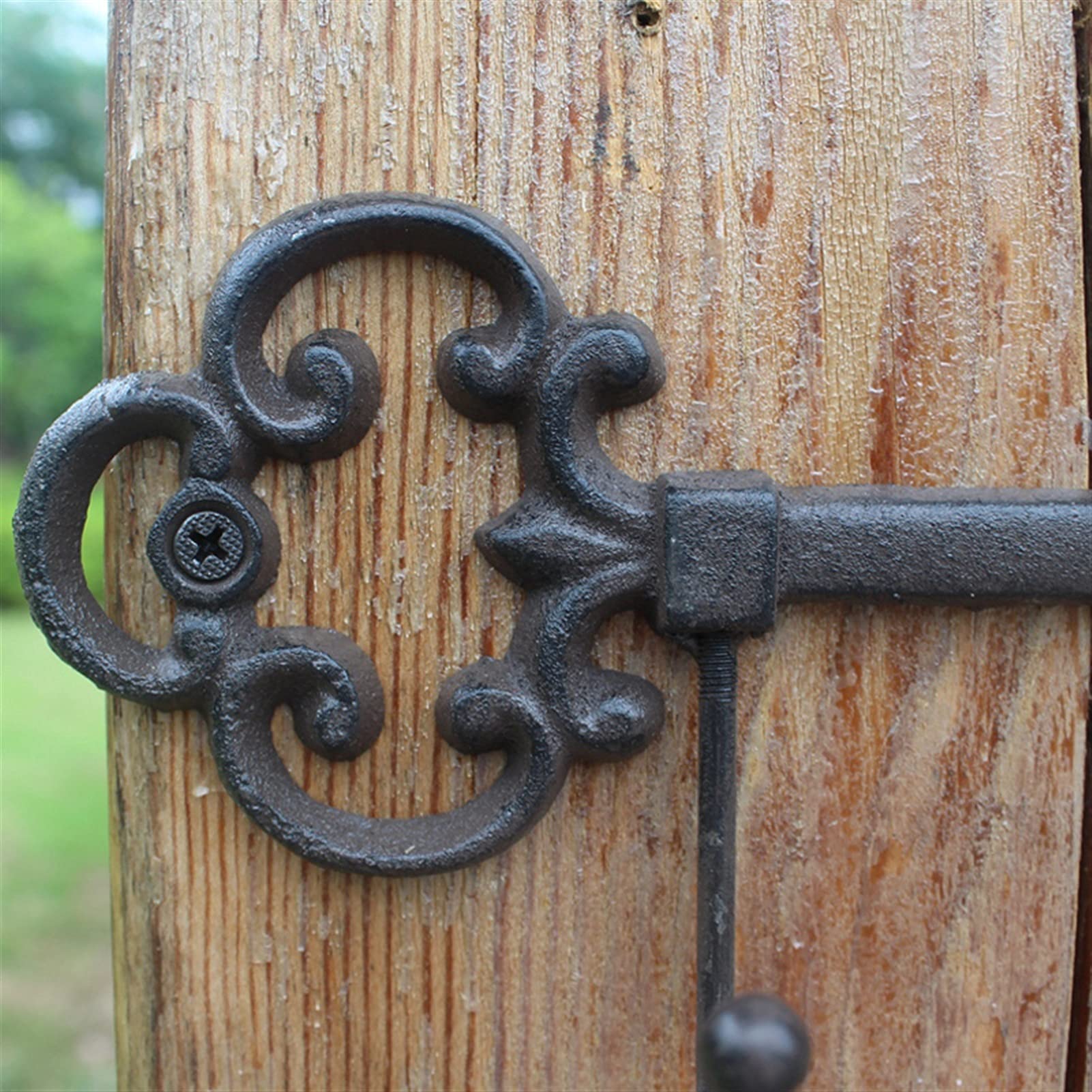 Żeliwny haczyk ścienny w kształcie klucza z 2 wieszakami Vintage Farm House Akcenty Dom Ogród Dekoracje ścienne Antyczny rustykalny wieszak ścienny /443