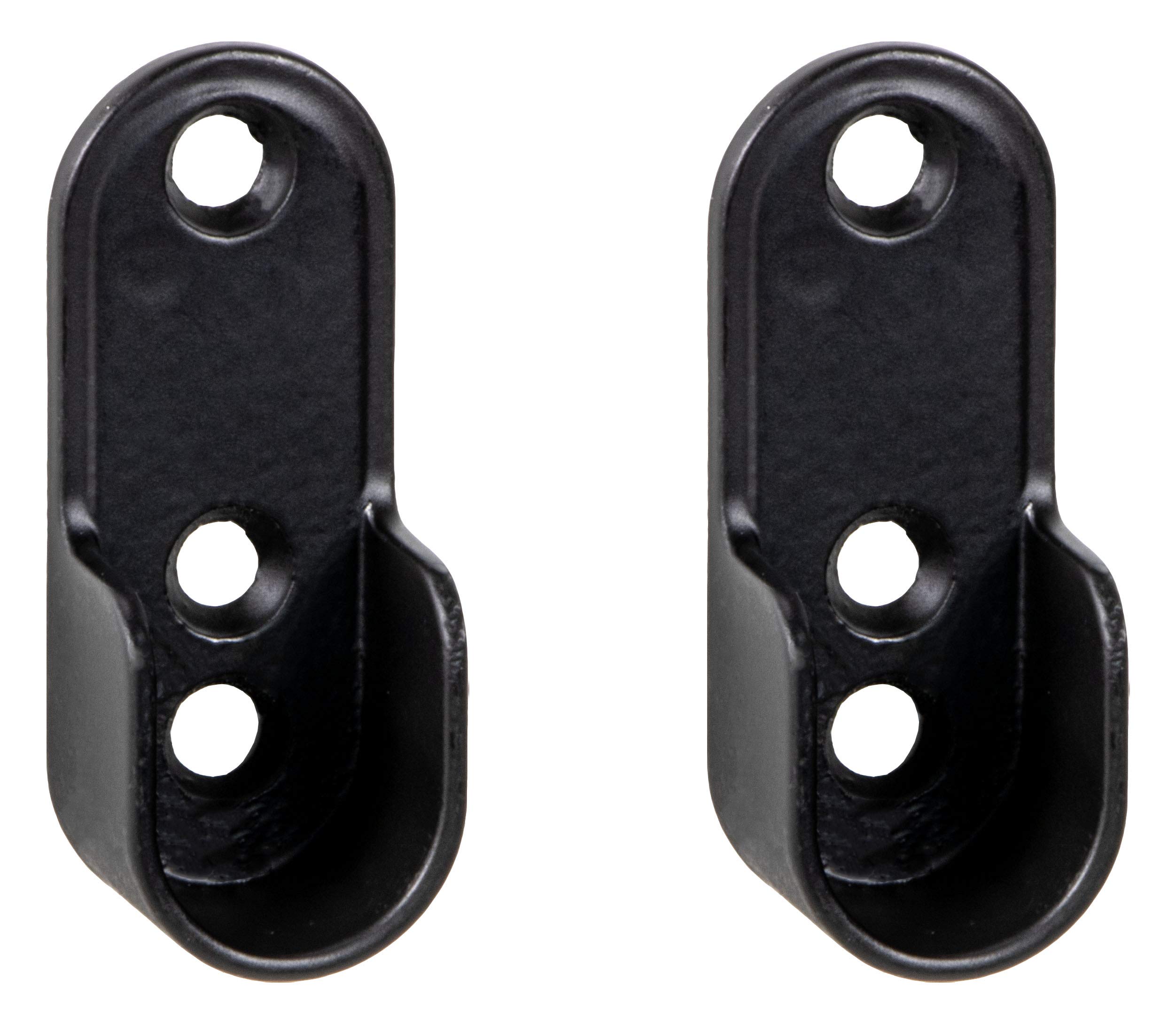 Asta Appendiabiti Regolabile 70-105 Cm | Nero Smerigliato | Per Armadi E Camera | Supporto Fino A 25 Kg - Foto 3