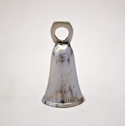 Miniatura 6 de Una docena de 2.5" Alto Varios Diseño de campanas de latón chapado en cromo con timbre boda favorece uso de muchas