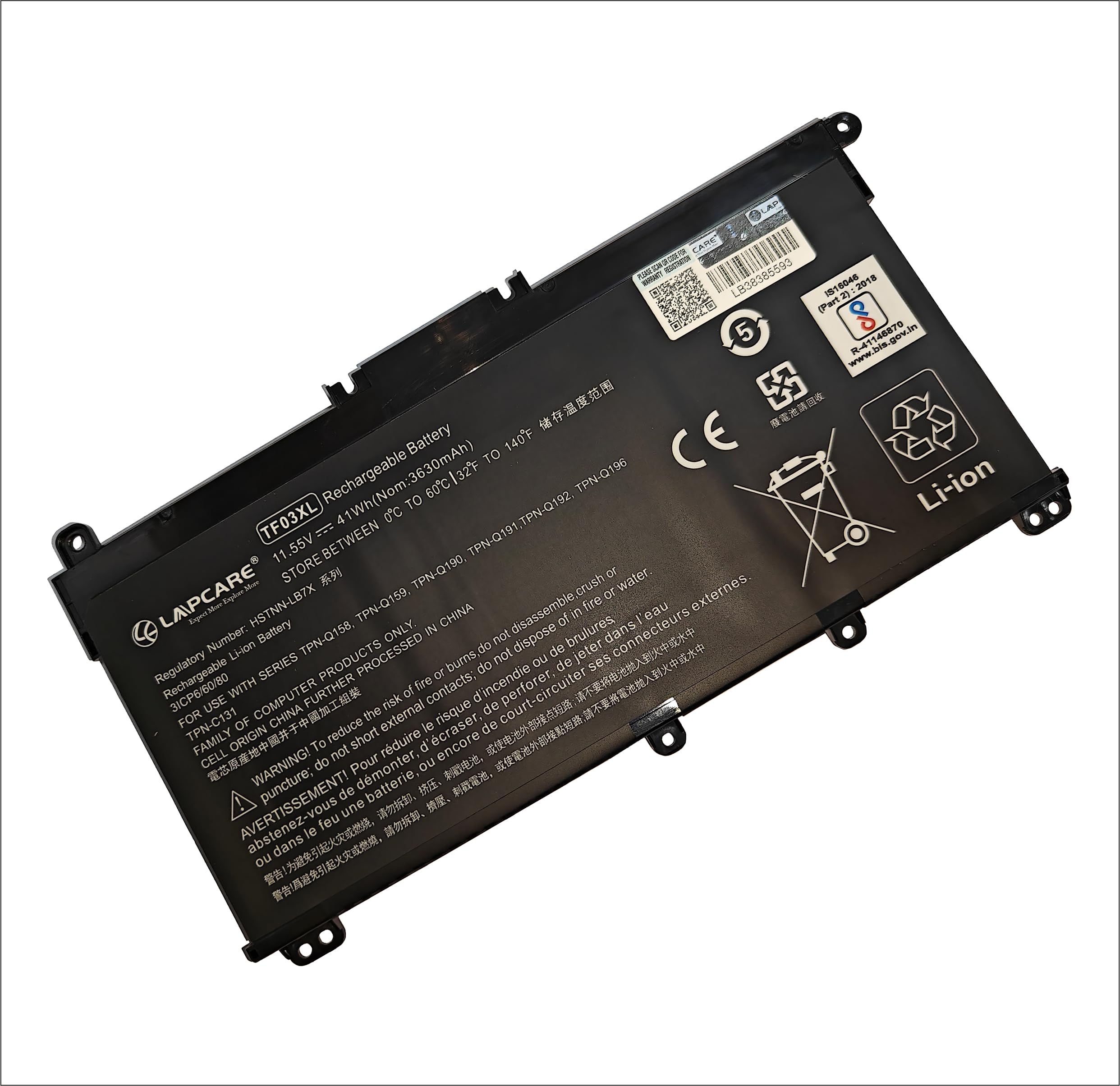 Lapcare TF03XL TF03041XL Laptop Replacement 920070-855 Battery for HP Pavilion X360 15-CC665CL 15-CD040WM 15-CC123CL 15-CC195CL 15-CC050WM 14M-CD0003DX 14-CD1055CL 14-CD1021LA 17-AR050WM 14M-CD0XXX (B0D1VJW6CL) Amazon Price History, Amazon Price Tracker