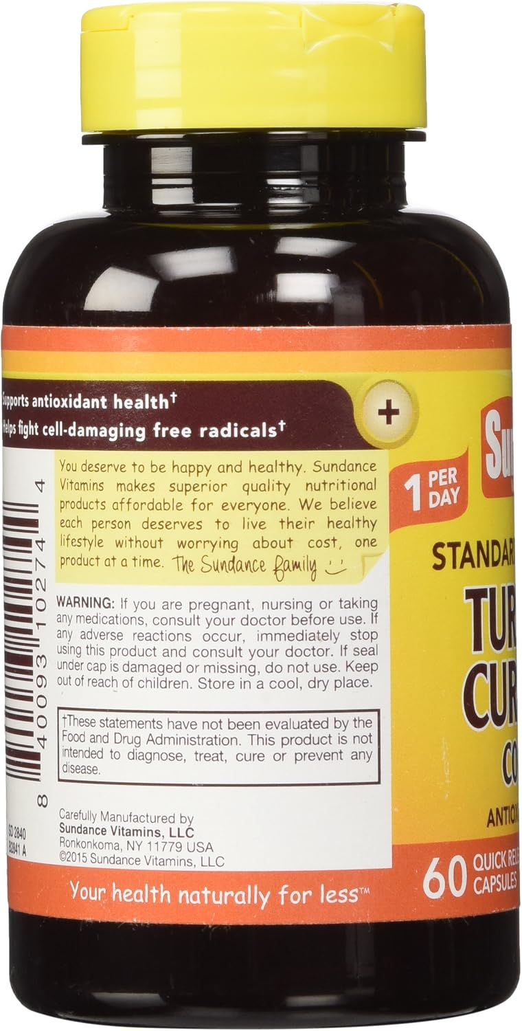 Sundance Turmeric Curcumin Complex Capsules