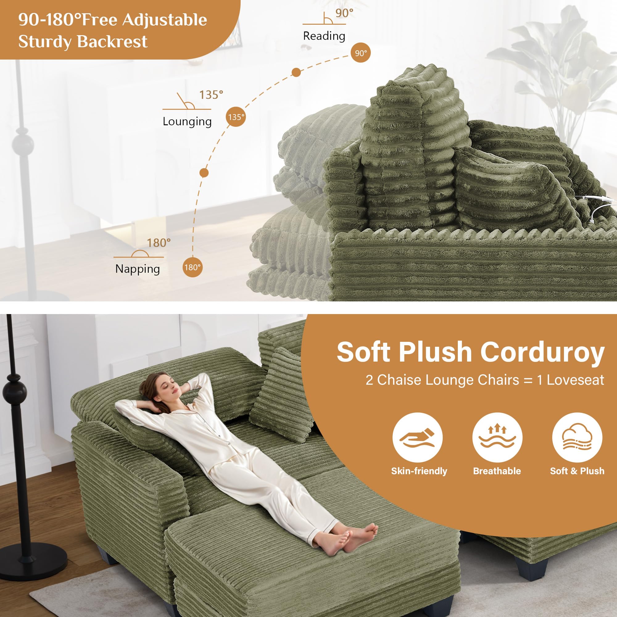 Best Cozy Reading Chairs 2026: 5 Picks for Deep-Sink Reading 2 Product photo