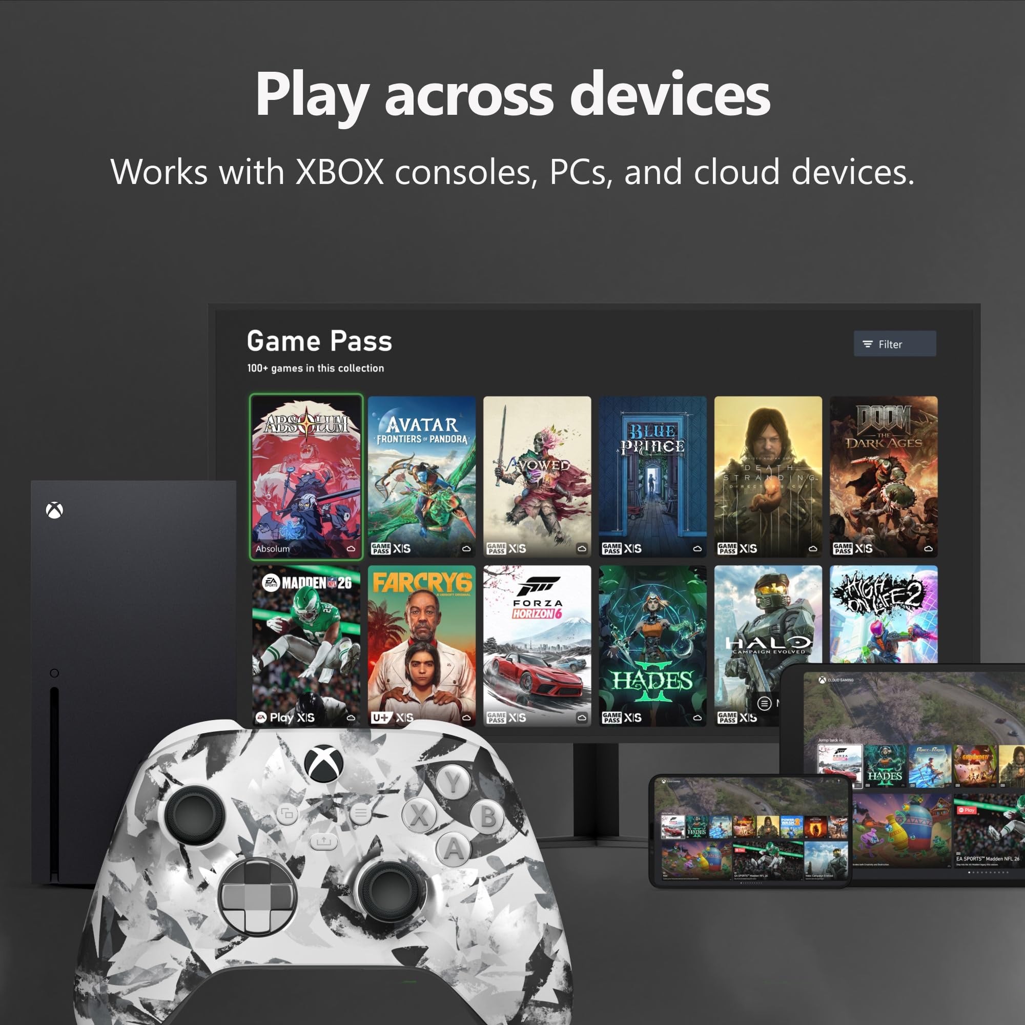 Xbox Microsoft Wireless Controller Storm Breaker Special Edition - Wireless & Bluetooth Connectivity - New Hybrid D-Pad - New Share Button - Featuring Textured Grip