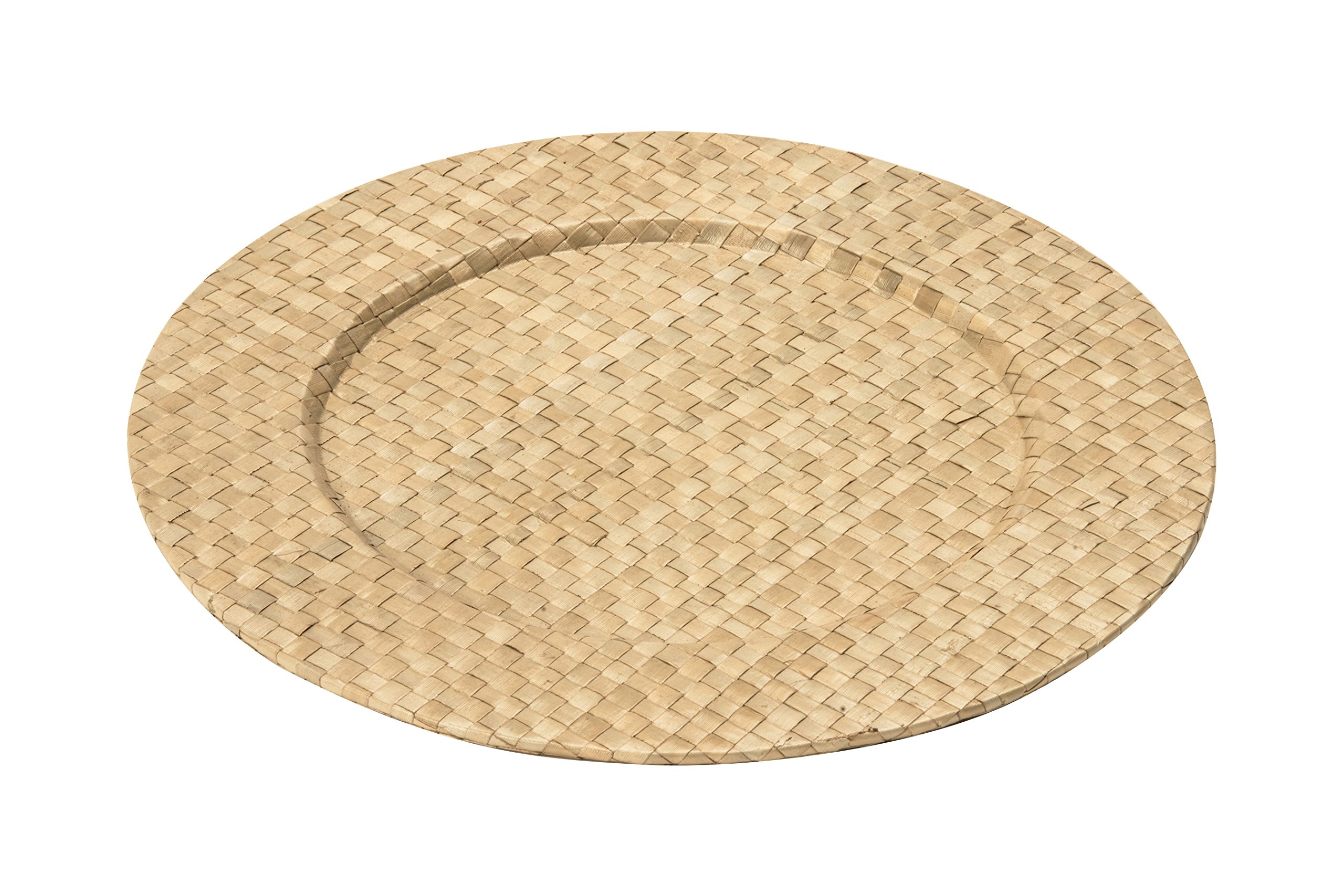 Premier Housewares Pandanus Charger Plate - Light Natural