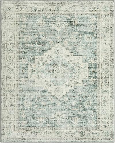 Miniatura 26 de LIVEBOX Alfombra lavable de 2 x 6 pies para baño, tapetes de cocina antideslizantes para entrada de piso, tapete bohemio para puerta delantera