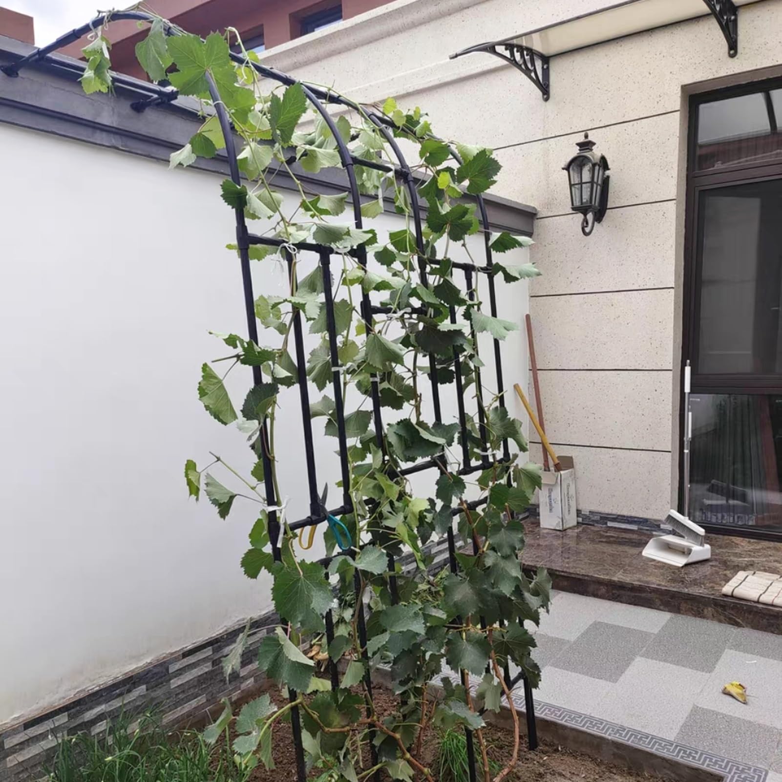 Cadre en acier galvanisé étanche demi-côté pour jardin