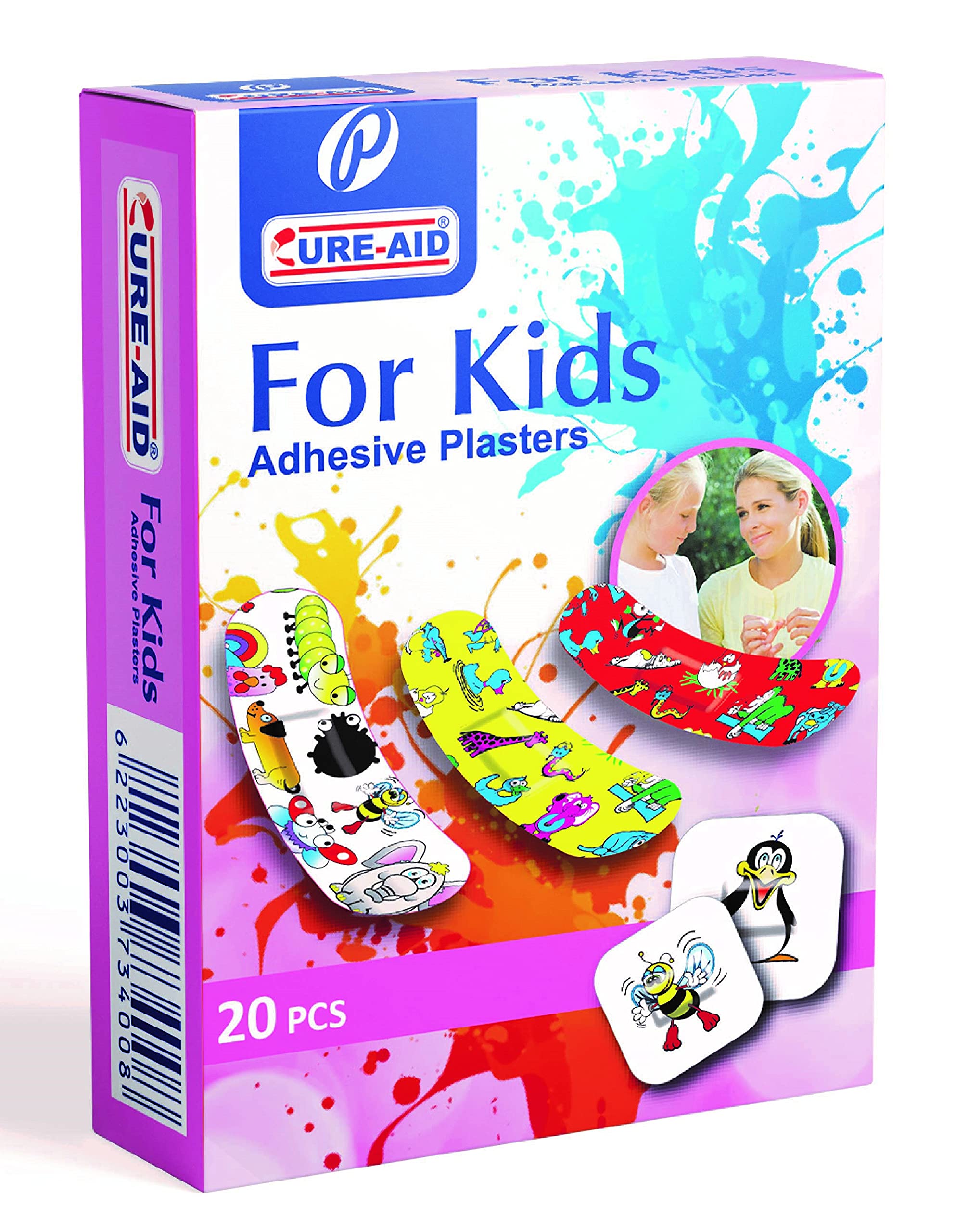Cure-Aid Adhesive plasters for kids, 20Pcs