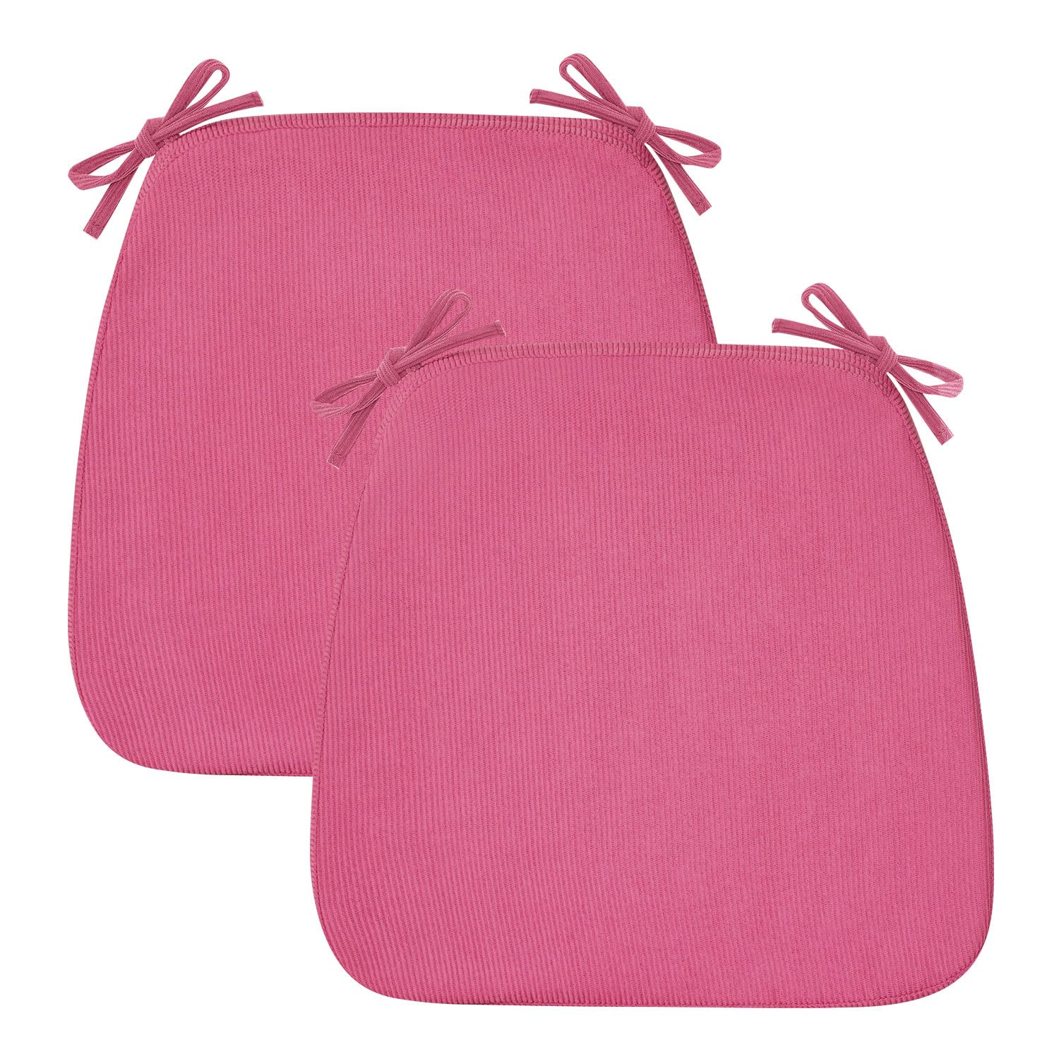 Photo 1 of Nobildonna Dining Chair Cushions, Rose Red, 17"x16", Set of 2