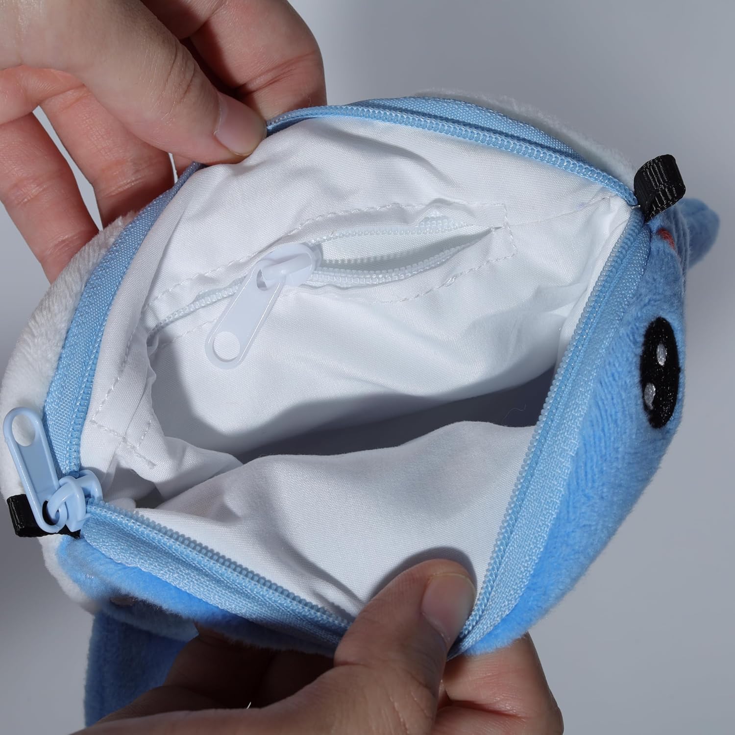 Whale Shark Crossbody Bag – Ocean Plush Blue Purse – Cute Sea Creature Coin Bag – Travel Sling Bag – Stuffed Animal Toy Whale Shark Lovers - Image 2