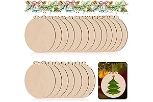 20PCS DIY Christmas Wooden Ornaments: Perfect for Creating a Unique Christmas Tree