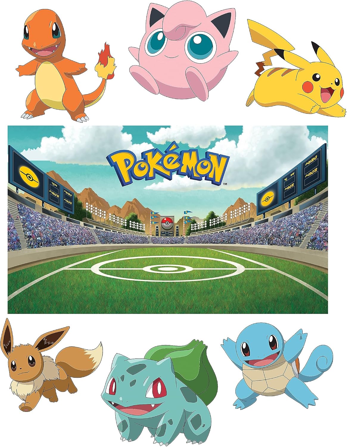 Disguise Pokemon Trunk or Treat Decorations, Halloween Kit with Themed Panels for Cars and SUVs