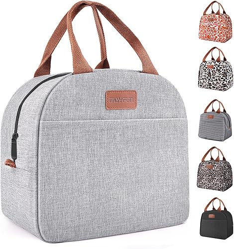 Miniatura 9 de EASYFUN Lonchera para mujeres y hombres, bolsas de almuerzo aisladas para adultos con gran capacidad, a prueba de fugas, bolsa de almuerzo