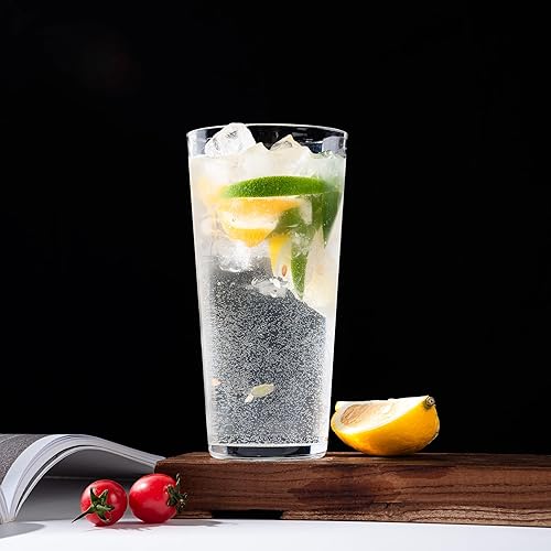 Miniatura 8 de KOXIN-KARLU Mixed Drinkware - Vasos de plástico de 26 onzas, vasos de agua acrílicos, juego de 6 unidades, color morado