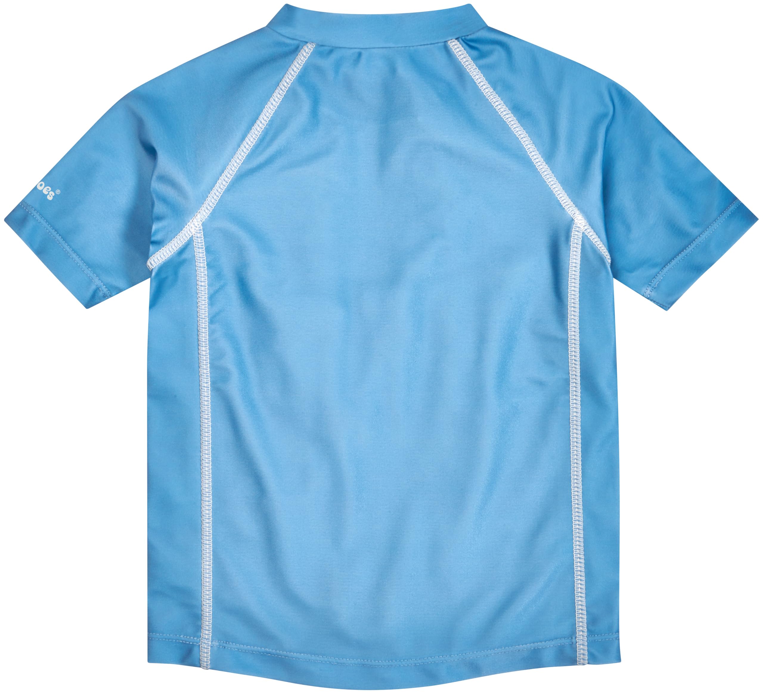 Playshoes Camiseta de baño Unisex para niños, Camisa antisarpullido, Dinosaurio Azul, 134-140
