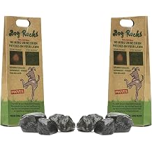 Dog Rocks for Urine Burning Grass - 200g Each - Natural Pet Rock to Help Maintain Green Lawn - Grass Savers for Dog Urine - 4 Month Supply for Use in Water Bowls or Yard Pack of 2