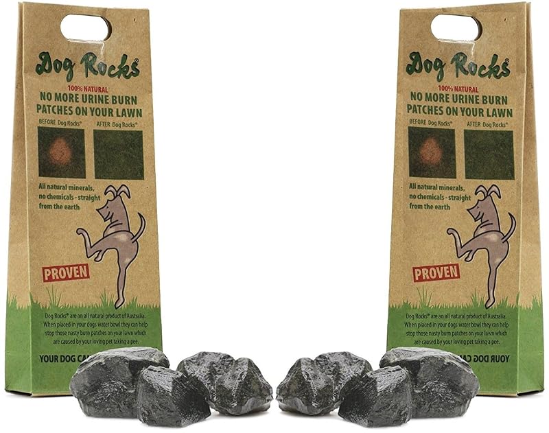 Pedras para Urina de Cães Dog Rocks para Conservação do Gramado, 200 g Cada, Pacote com 2