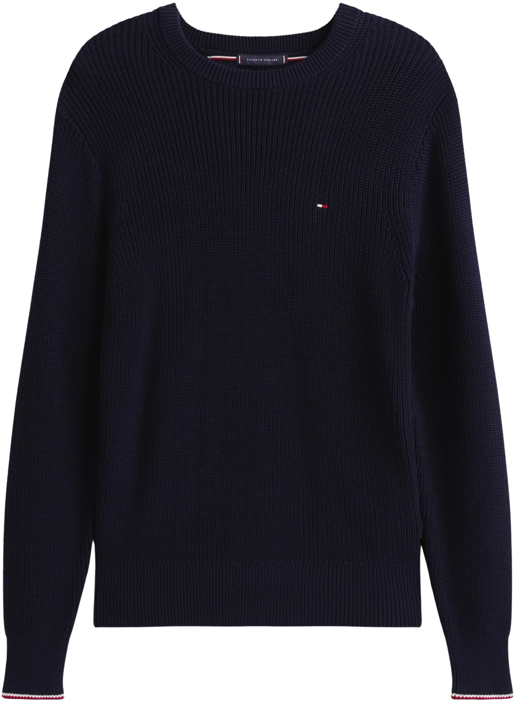 Tommy Hilfiger Herren RWB Rib Crew Neck Mw0mw41516 Pullover (1er Pack)